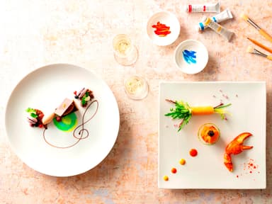 「絵画とフレンチのデュオ」料理イメージ