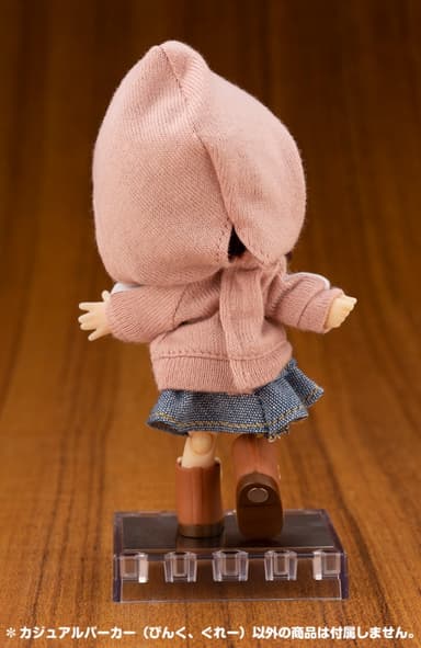 キューポッシュコス かじゅあるパーカー ぴんく、ぐれー3