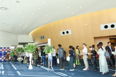 講演会後のサイン会