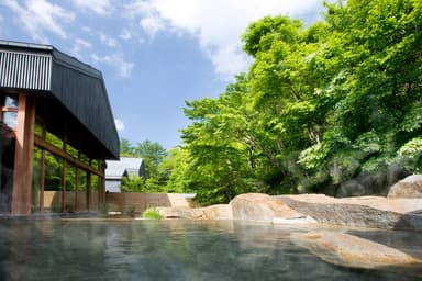 【星野エリア】星野温泉 トンボの湯 露天風呂