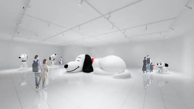 スヌーピーの部屋　展示イメージ
