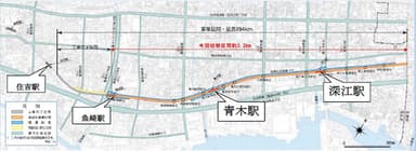 ＜工事区間＞