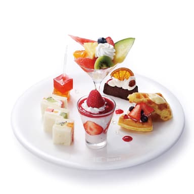 タカノフルーツパーラー タカノアラカルトプレート　1&#44;700円(＋税)