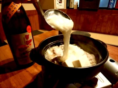 豚バラとろろ鍋