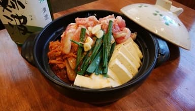 豚バラキムチ鍋