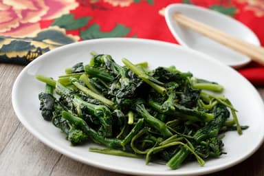 青菜炒め
