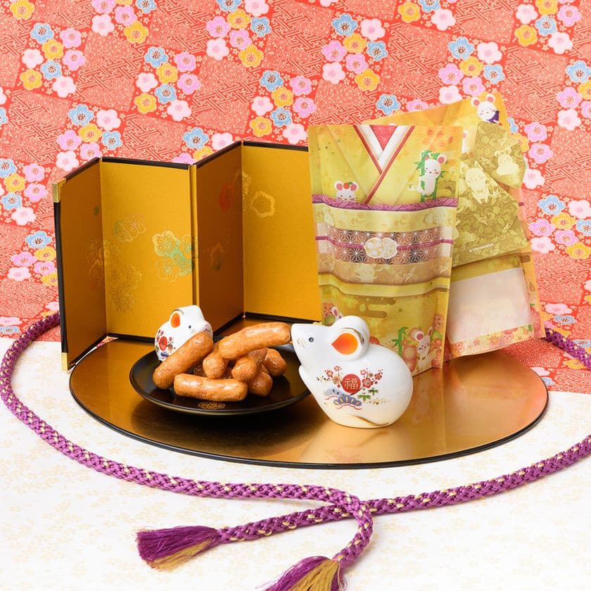 ねずみの干支パッケージが可愛すぎる！
湯島天神近くの名物かりんとう　
12月18日(水)より期間限定で発売開始