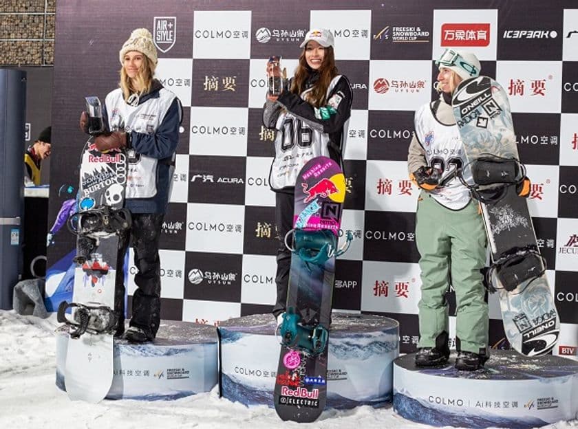 星野リゾート所属 鬼塚 雅選手が
「AIR+STYLE北京FISスノーボードワールドカップ」
女子ビッグエアにて初優勝
