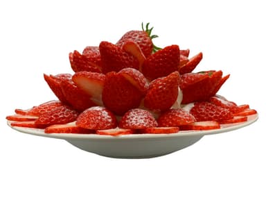 完熟いちごのプレートパフェ3