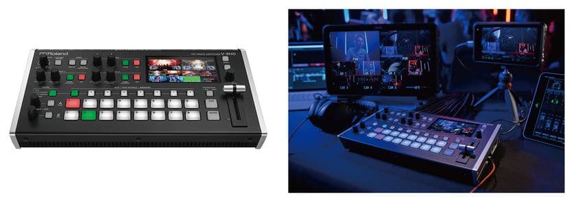 コンサートやeスポーツなどのライブ・イベントで
クリエイティブな動画を制作／配信できる
小型軽量・ポータブルなビデオ・スイッチャー発売