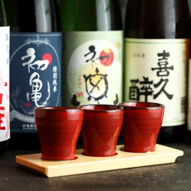 日本酒の種類も豊富