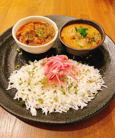 カレー2種盛り