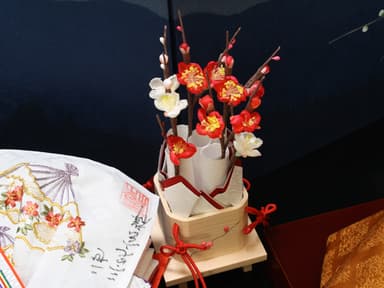 紅白の梅