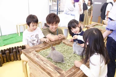 動物ふれあい