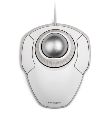 オービットトラックボールウィズスクロールリング　ホワイト＆グレー 1