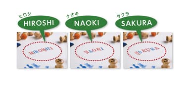 イメージバリアブルの可変例