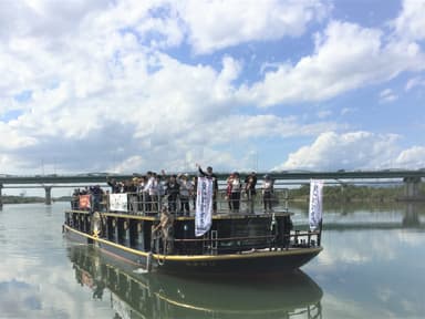 「淀川浪漫紀行」運航の様子