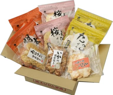 ご家庭用海鮮せんべいパック