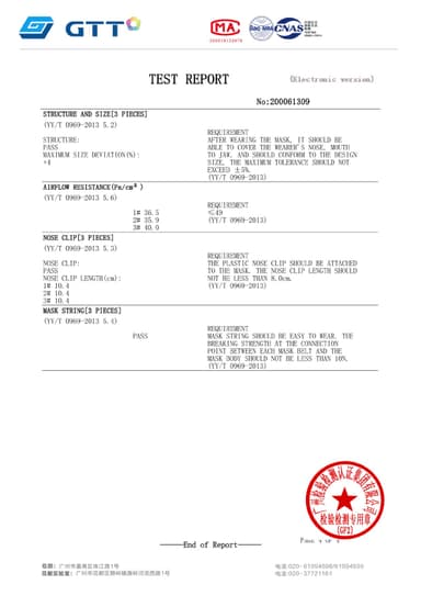 TEST REPORT