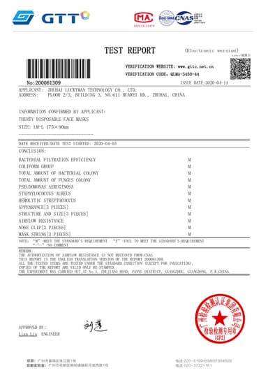 TEST REPORT