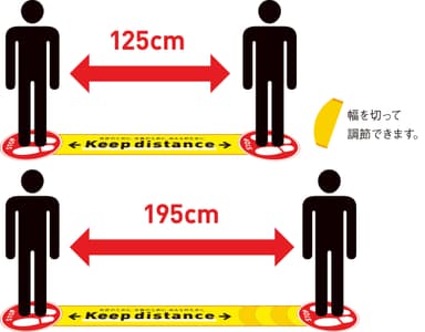 距離変更