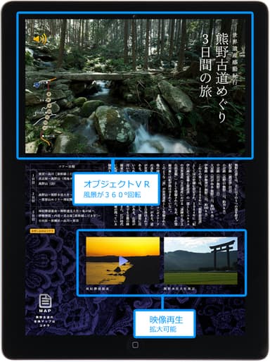 画面サンプル「旅行」
