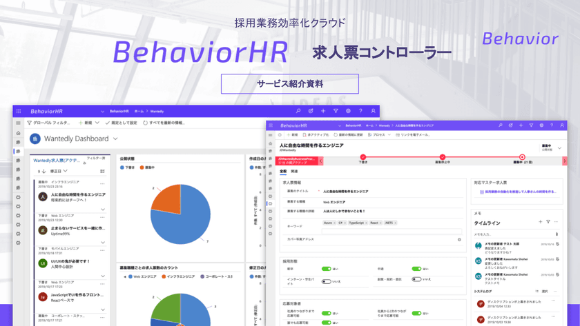 「BehaviorHR 求人票コントローラー」の対応媒体が大幅拡充
　～主要求人媒体のほとんどに対応へ～
