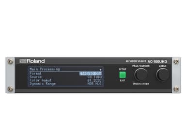 『VC-100UHD』フロント・パネル