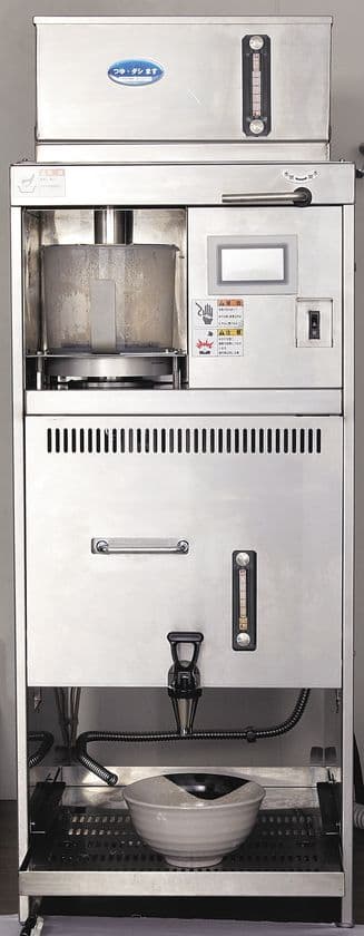 世界遺産の日本食を世界のコロナから守る　
Sマシンの業務用つゆ・ダシ抽出マシンが販売実績800台を突破