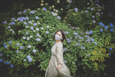 13. 露草 - TSUYUKUSA (モデル着用)
