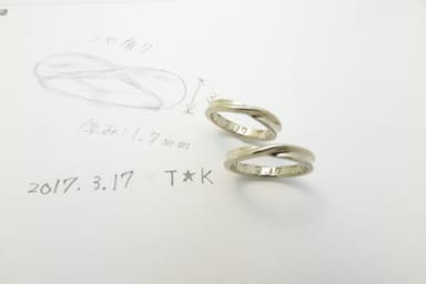 お客様デザインと完成品