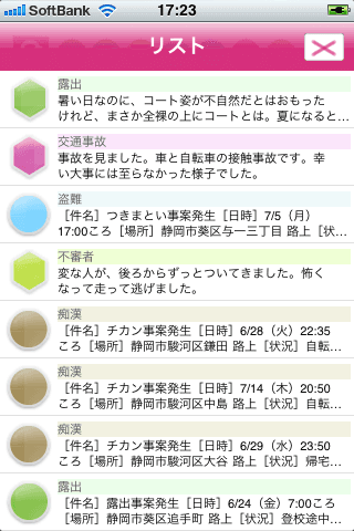 リスト画面