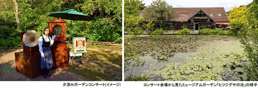 六甲オルゴールミュージアム
避暑地、六甲山で「夕涼みガーデンコンサート」開催
～当コンサート限定、手回しオルガン演奏体験も実施～