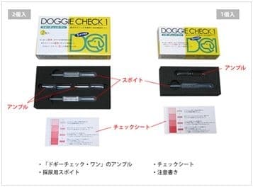 愛犬用ストレス検査キット「ドギーチェック・ワン」