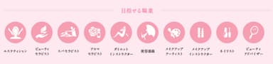 トータルビューティ学科　目指せる職業