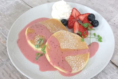 ベリー香るパンケーキ