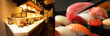 厳選された素材をリーズナブルに提供する「立ち食い寿司　ひなと丸」銀座店