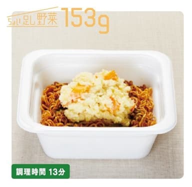 掟破り！ポテサラチーズ焼きそば