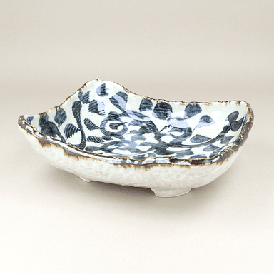 翔武窯　盛鉢長角型 20.5cm 手描きタコ唐草　1&#44;680円(税込)