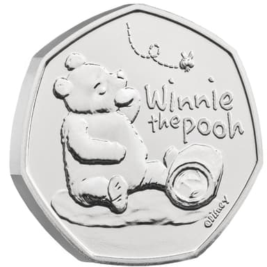 50ペンス白銅貨 裏面