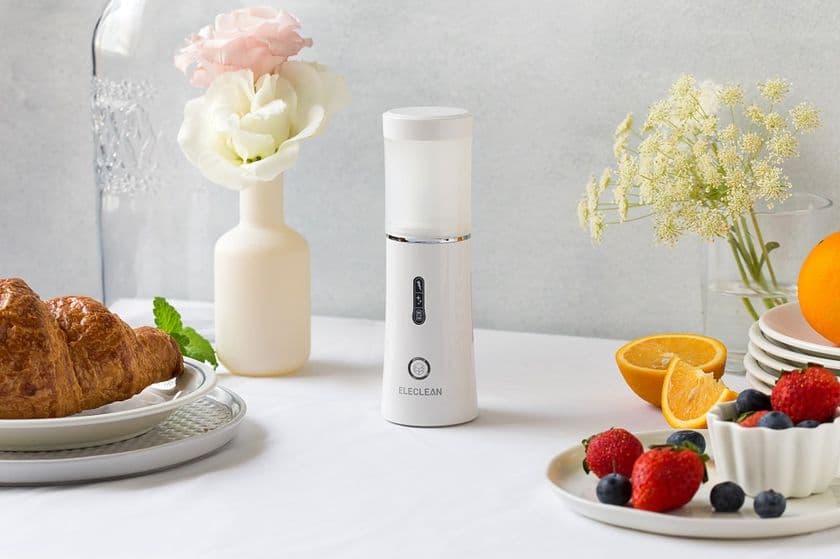 世界保健機関(WHO)推奨！
水だけで簡単に活性酸素除菌水がつくれる
エルクリーン(TM)除菌水生成機　
10月19日(月)より日本での販売開始を予定