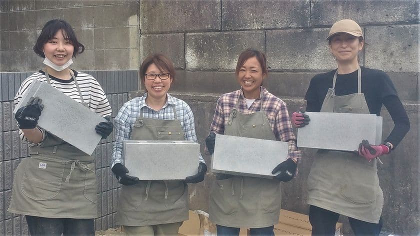 エクステリア工事のセレン・トセンドは
工事現場でも女子力発揮！！コロナ禍中でも
売上・好感度・モチベーション、トリプルUP！
