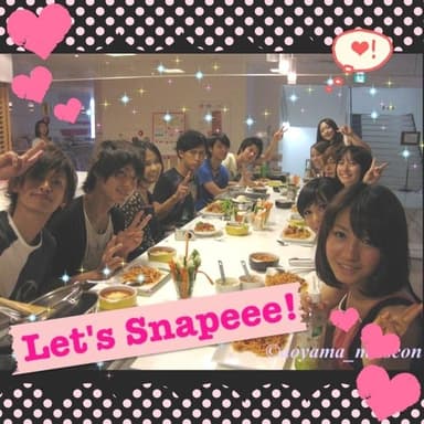 Snapeeeで作ったデコ写真