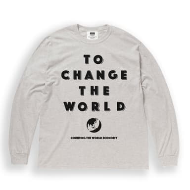 Tシャツアッシュグレー