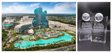 Hard Rock Guitar Hotel & Casino Hollywood (IR) & Trophies