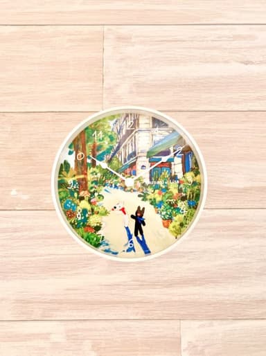 「掛け時計 巴里のプロムナード」税込価格 ￥8&#44;800