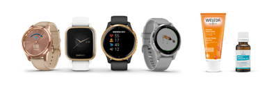 Garminウォッチ(vivomove/VENU SQ/VENU/vivoactive 4シリーズ)とGarmin×WELEDA  限定リラクシングセット