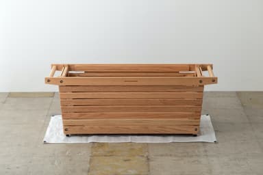 グランドシートの使用イメージ(Lサイズ使用時)
