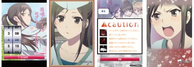 【花咲くいろは　めざまし　～民子～　スクリーンショット(iPhone版)】