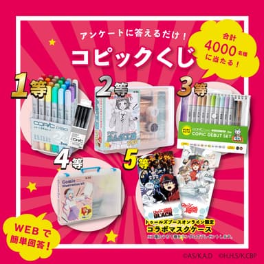はたらく細胞コラボ_コピックくじ